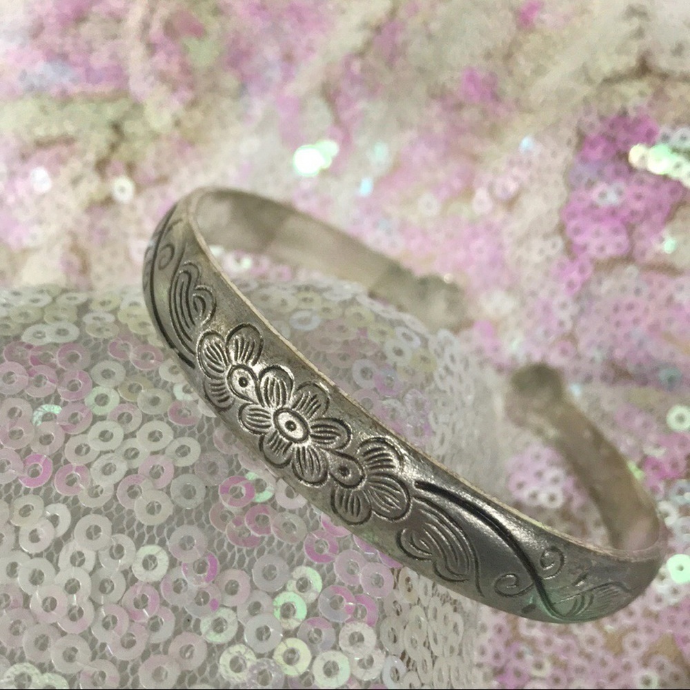Tibetian Silver Cuff #13